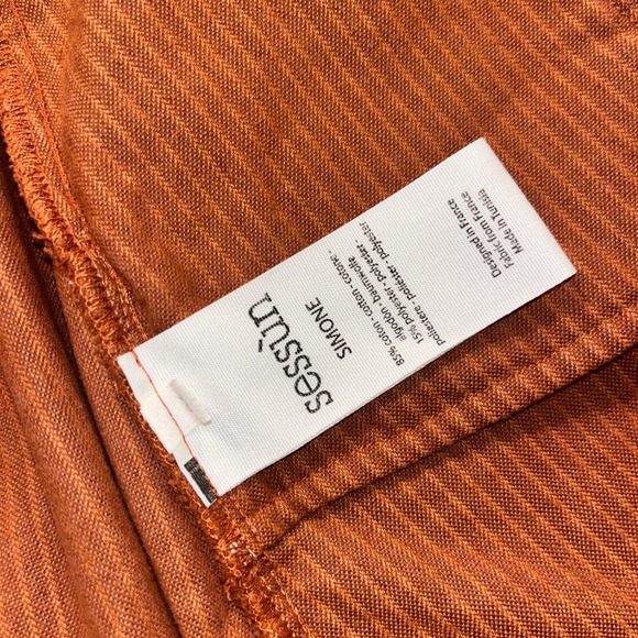 Sessun Simone Corduroy Brown Tierra Mini Skirt - Picture 5 of 6